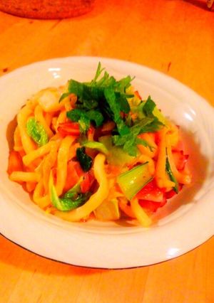 梅と大葉の焼きうどん-レシピのメイン写真