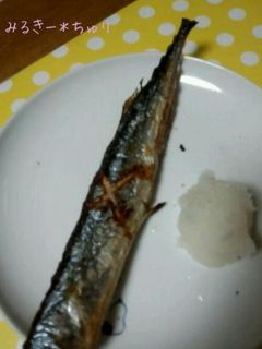 秋の味覚*秋刀魚の塩焼き-レシピのメイン写真