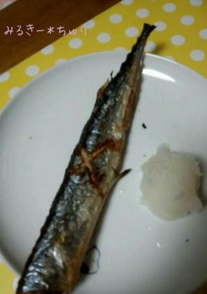 秋の味覚＊秋刀魚の塩焼き-レシピのメイン写真