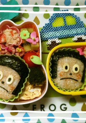 キャラ弁　ハットリくん-レシピのメイン写真