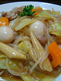 野菜たっぷり!五目あんかけご飯/中華飯-レシピのメイン写真
