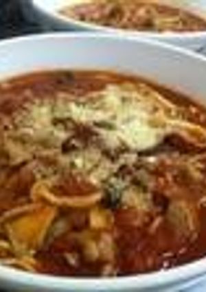 麺の力中華そばでスープスパ-レシピのメイン写真