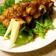 野菜の肉巻き♪ リンゴだれ
