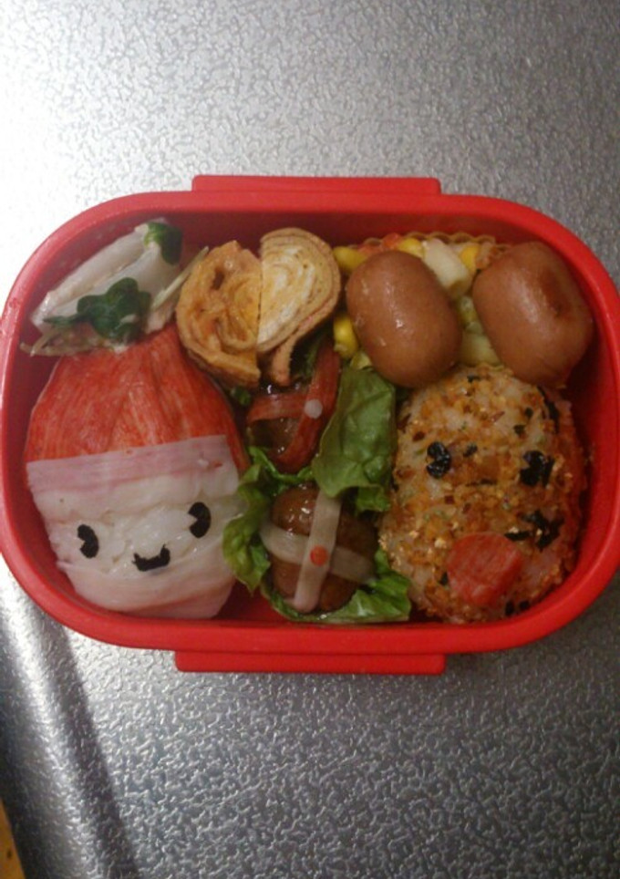 幼稚園!わが家のお弁当～サンタとトナカイ-レシピのメイン写真