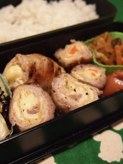 お弁当おかず!豚とお揚げとチーズくるくる-レシピのメイン写真