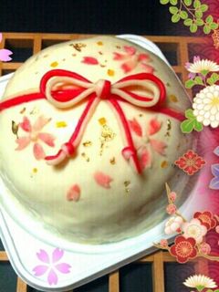 柚子のムースケーキ ホワイトグラサージュ-レシピのメイン写真