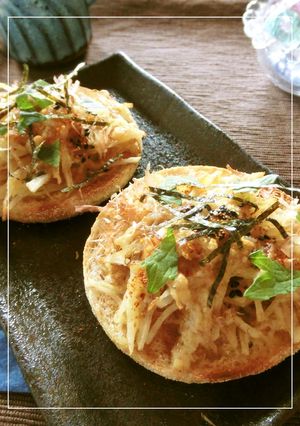 千切り大根の胡麻おかか大葉風味トースト-レシピのメイン写真