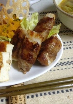 簡単！長芋の豚バラ巻き・カリカリ焼き-レシピのメイン写真