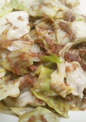 キャベツとコンビーフの炒め物☆おつまみに-レシピのメイン写真