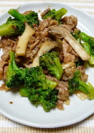 豚肉とブロッコリーのオイスターソース炒め-レシピのメイン写真