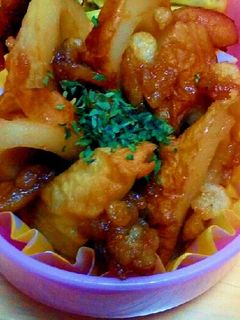お弁当に♡ちくわの天かす煮-レシピのメイン写真