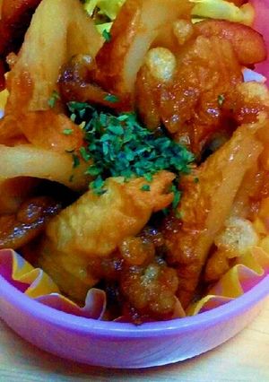 お弁当に♡ちくわの天かす煮-レシピのメイン写真