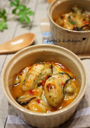 牡蠣＊スイチリマヨ味噌焼き＊-レシピのメイン写真