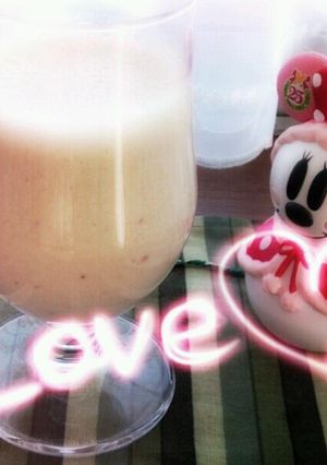 リンゴとバナナのスムージー♥-レシピのメイン写真