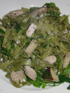 鶏肉とエリンギのスパゲティ(ほうれん草)-レシピのメイン写真