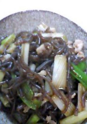 豚肉と糸こんにゃくのすき焼き風煮-レシピのメイン写真
