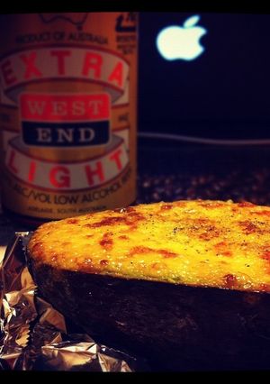 乗せて焼くだけ！アボカド明太マヨ焼き-レシピのメイン写真