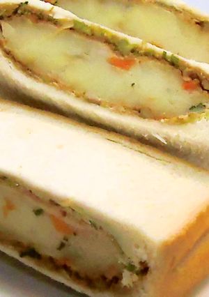 あまり物でコロッケパン!-レシピのメイン写真