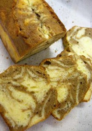 ◆ベトナムコーヒー風◇マーブルパウンドケーキ◆-レシピのメイン写真