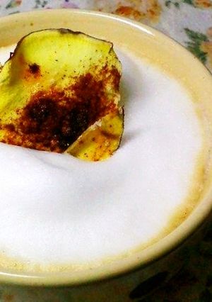ふわふわカプチーノonさつまいもチップ-レシピのメイン写真