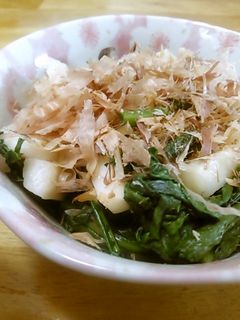 レンジで簡単!春菊とエリンギのお浸し-レシピのメイン写真