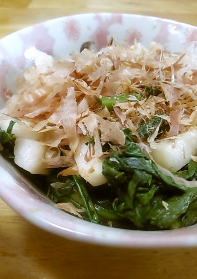レンジで簡単！春菊とエリンギのお浸し-レシピのメイン写真