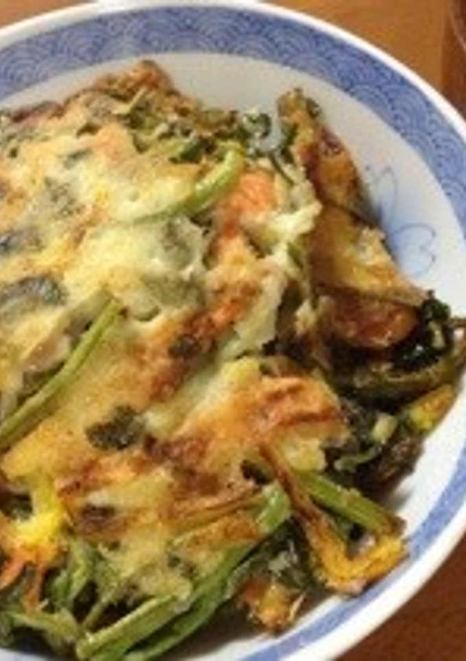 冬の主菜：クレソンと海老のかき揚げ-レシピのメイン写真