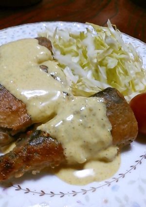 さんまのムニエル　カレーマヨソース-レシピのメイン写真