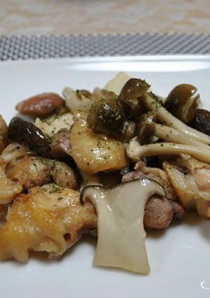 チキンとキノコのワイン煮-レシピのメイン写真
