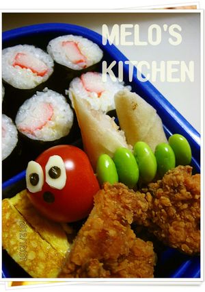 はらぺこあおむし風-レシピのメイン写真