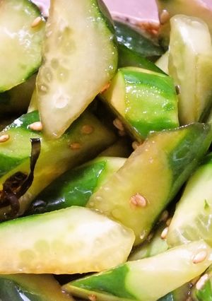 簡単☆塩昆布でシャキシャキ胡瓜の浅漬け風-レシピのメイン写真