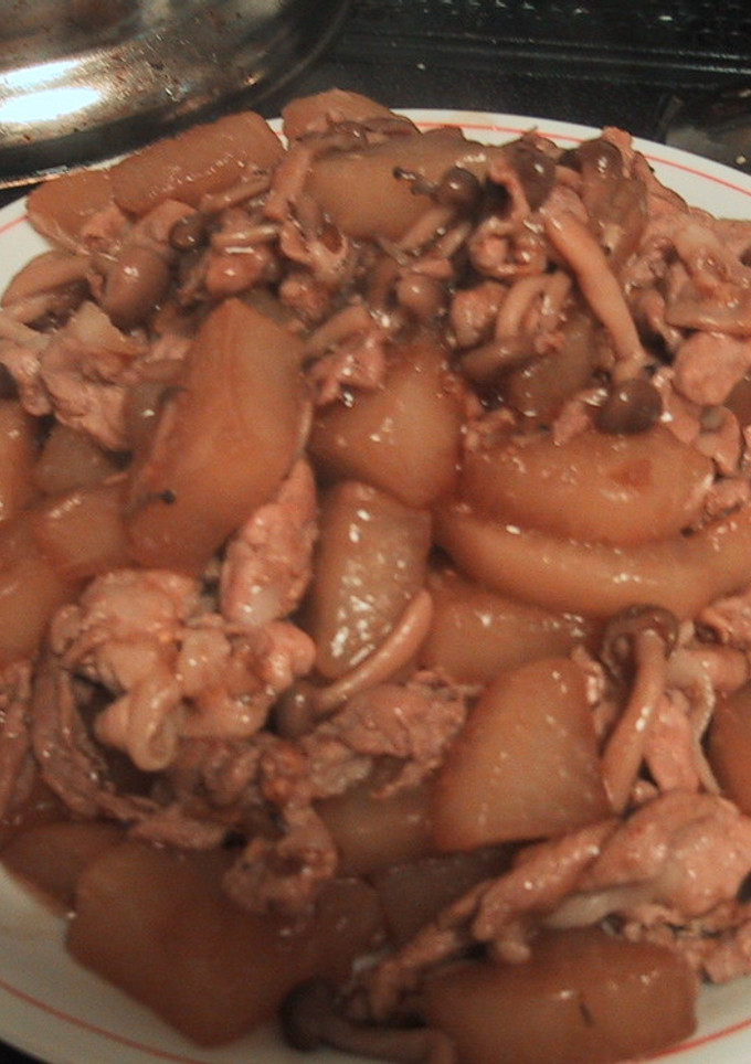 大根と豚肉の炒め煮-レシピのメイン写真