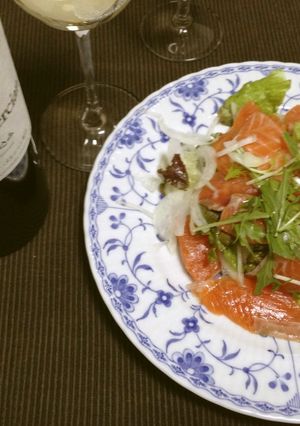 サーモンサラダ-レシピのメイン写真