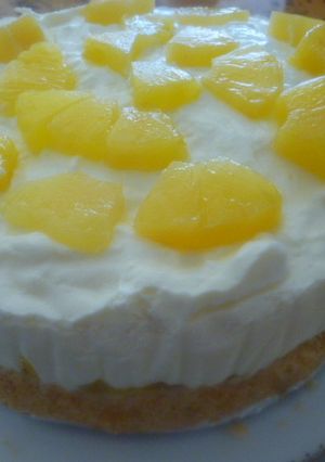 パイナップル缶で簡単レアチーズケーキ-レシピのメイン写真