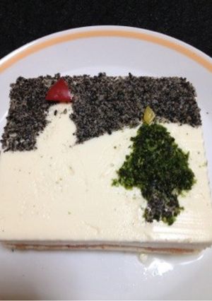 クリスマス豆腐ケーキ-レシピのメイン写真