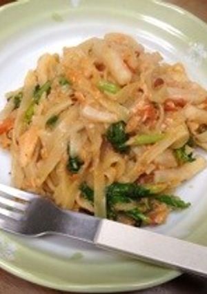 簡単に！シャケとトマトとカブのパスタ-レシピのメイン写真