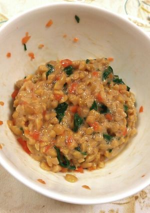 納豆のにんじんとほうれん草和え-レシピのメイン写真