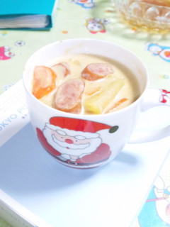 具だくさん簡単コーンミルクスープ-レシピのメイン写真