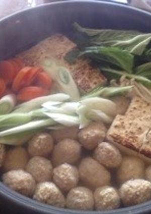 鶏だんご鍋-レシピのメイン写真