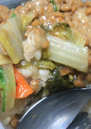 納豆中華丼-レシピのメイン写真
