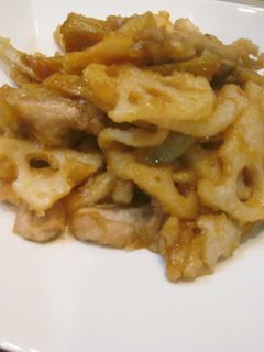 鶏肉と根菜の黒酢揚げ煮-レシピのメイン写真