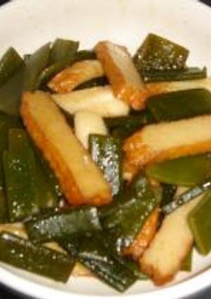 茎わかめと薩摩揚げの炒めもの-レシピのメイン写真