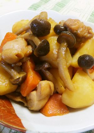 おいし~い♪鶏肉とじゃがいもの煮物-レシピのメイン写真
