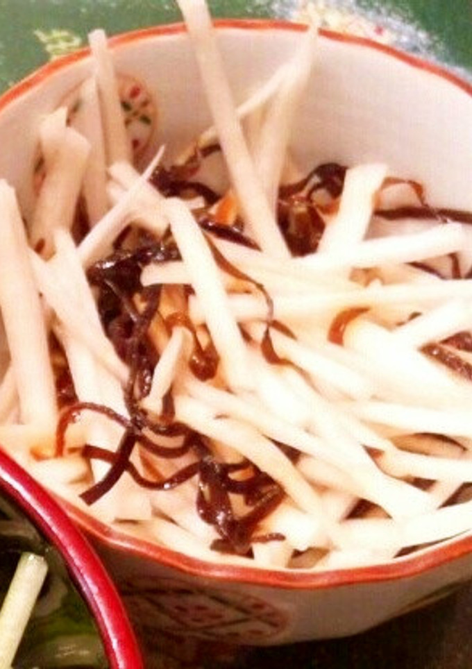 【ちょいと一品】大根の皮の塩昆布和え-レシピのメイン写真