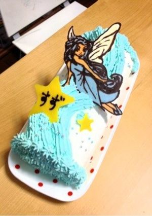 シルバーミストのキャラデコロールケーキ-レシピのメイン写真