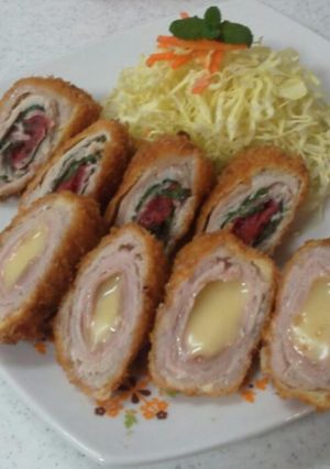 簡単★激うま!!豚ロースでロールかつ♪-レシピのメイン写真