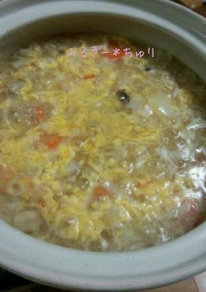 〆はこれ＊具だくさん雑炊-レシピのメイン写真