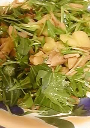 舞茸・じゃがいも・水菜の温サラダ-レシピのメイン写真