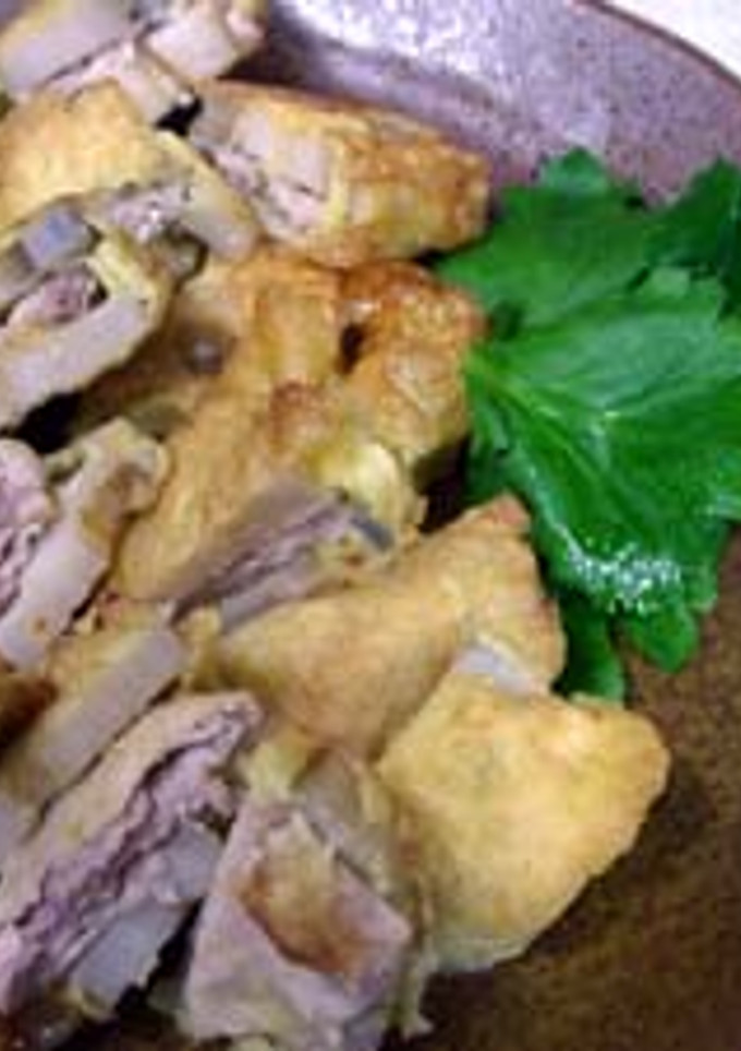 れんこんのはさみ揚げ-レシピのメイン写真