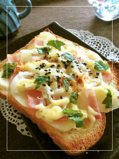 じゃが芋×ベーコンの梅昆布茶トースト-レシピのメイン写真